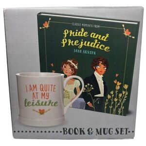 Pride and Prejudice Book and Mug Set Classic Moments Jane Austen Book Lover Gift